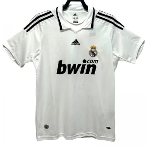 Koszulka Real Madryt Retro 2008-09 Domowa Męska