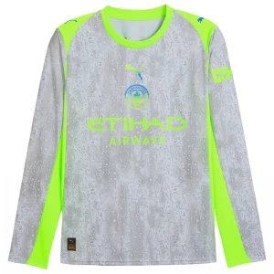 Koszulki Piłkarskie Manchester City 2025-26 Trzecia Męska Długi Rękaw