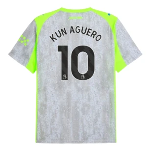 Kun Aguero #10 Koszulki Piłkarskie Manchester City 2025-26 Trzecia Męska