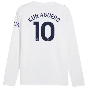 Kun Aguero #10 Koszulki Piłkarskie Manchester City 2026-27 Trzecia Męska Długi Rękaw