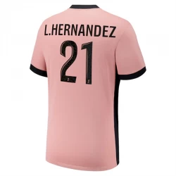 L.Hernandez #21 Koszulki Piłkarskie Paris Saint-Germain PSG 2024-25 Trzecia Męska
