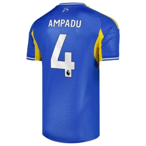 Leeds United Koszulka Piłkarska 2025-26 Ampadu #4 Wyjazdowa Męska