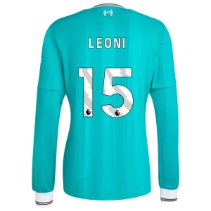 Leoni #15 Koszulki Piłkarskie Liverpool FC 2025-26 Trzecia Męska Długi Rękaw