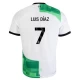 Liverpool FC Koszulka Piłkarska 2023-24 Luis Diaz #7 Wyjazdowa Męska