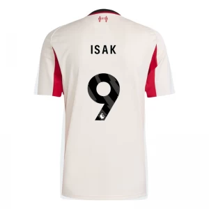 Liverpool FC Koszulka Piłkarska 2025-26 Alexander Isak #9 Wyjazdowa Męska Długi Rękaw
