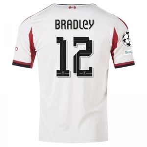 Liverpool FC Koszulka Piłkarska 2025-26 Champions League Bradley #12 Wyjazdowa Męska