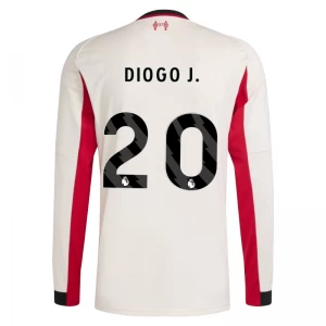 Liverpool FC Koszulka Piłkarska 2025-26 Diogo J. #20 Wyjazdowa Męska Długi Rękaw