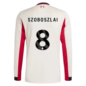 Liverpool FC Koszulka Piłkarska 2025-26 Dominik Szoboszlai #8 Wyjazdowa Męska Długi Rękaw