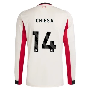 Liverpool FC Koszulka Piłkarska 2025-26 Federico Chiesa #14 Wyjazdowa Męska Długi Rękaw