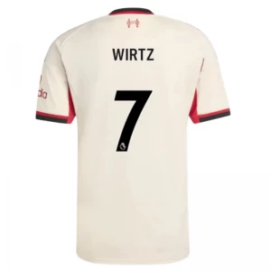 Liverpool FC Koszulka Piłkarska 2025-26 Florian Wirtz #7 Wyjazdowa Męska