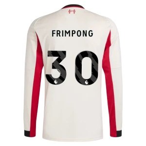 Liverpool FC Koszulka Piłkarska 2025-26 Frimpong #30 Wyjazdowa Męska Długi Rękaw