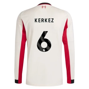 Liverpool FC Koszulka Piłkarska 2025-26 Kerkez #6 Wyjazdowa Męska Długi Rękaw