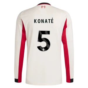 Liverpool FC Koszulka Piłkarska 2025-26 Konate #5 Wyjazdowa Męska Długi Rękaw