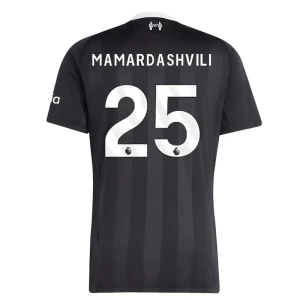 Liverpool FC Koszulka Piłkarska 2025-26 Mamardashvili #25 Bramkarska Wyjazdowa Męska