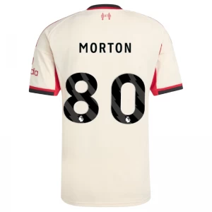 Liverpool FC Koszulka Piłkarska 2025-26 Morton #80 Wyjazdowa Męska