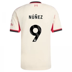 Liverpool FC Koszulka Piłkarska 2025-26 Nunez #9 Wyjazdowa Męska