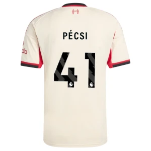 Liverpool FC Koszulka Piłkarska 2025-26 Pecsi #41 Wyjazdowa Męska