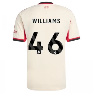 Liverpool FC Koszulka Piłkarska 2025-26 Williams #46 Wyjazdowa Męska