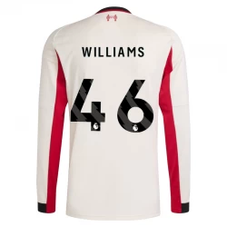 Liverpool FC Koszulka Piłkarska 2025-26 Williams #46 Wyjazdowa Męska Długi Rękaw
