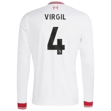 Liverpool FC Koszulka Piłkarska 2026-27 Virgil van Dijk #4 Wyjazdowa Męska Długi Rękaw