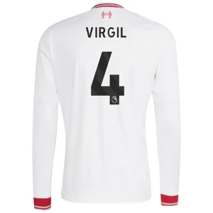 Liverpool FC Koszulka Piłkarska 2026-27 Virgil van Dijk #4 Wyjazdowa Męska Długi Rękaw