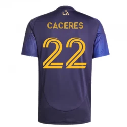 Los Angeles Galaxy Koszulka Piłkarska 2025-26 Caceres #22 Wyjazdowa Męska