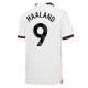 Manchester City Koszulka Piłkarska 2023-24 Erling Haaland #9 Wyjazdowa Męska