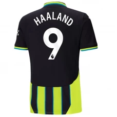 Manchester City Koszulka Piłkarska 2024-25 Erling Haaland #9 Wyjazdowa Męska