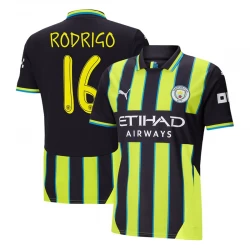 Manchester City Koszulka Piłkarska 2024-25 UCL Rodrigo #16 Wyjazdowa Męska