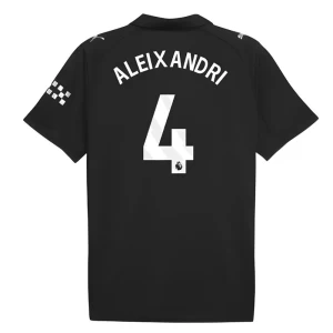 Manchester City Koszulka Piłkarska 2025-26 Aleixandri #4 Wyjazdowa Męska