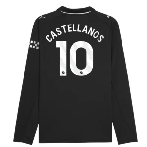 Manchester City Koszulka Piłkarska 2025-26 Castellanos #10 Wyjazdowa Męska Długi Rękaw