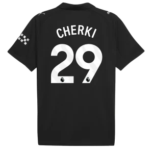 Manchester City Koszulka Piłkarska 2025-26 Cherki #29 Wyjazdowa Męska