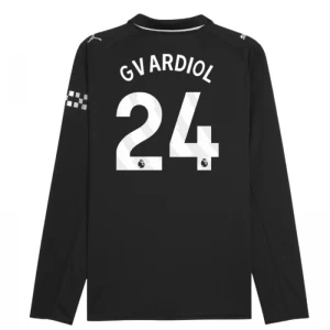 Manchester City Koszulka Piłkarska 2025-26 Josko Gvardiol #24 Wyjazdowa Męska Długi Rękaw