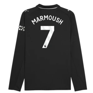 Manchester City Koszulka Piłkarska 2025-26 Marmoush #7 Wyjazdowa Męska Długi Rękaw