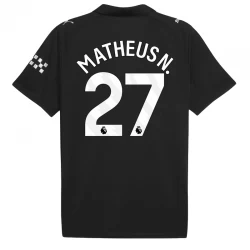 Manchester City Koszulka Piłkarska 2025-26 Mathes N. #27 Wyjazdowa Męska