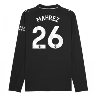 Manchester City Koszulka Piłkarska 2025-26 Riyad Mahrez #26 Wyjazdowa Męska Długi Rękaw