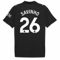 Manchester City Koszulka Piłkarska 2025-26 Savinho #26 Wyjazdowa Męska