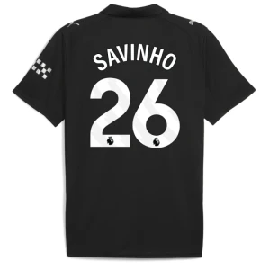 Manchester City Koszulka Piłkarska 2025-26 Savinho #26 Wyjazdowa Męska