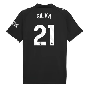 Manchester City Koszulka Piłkarska 2025-26 Silva #21 Wyjazdowa Męska