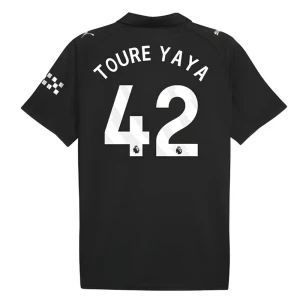 Manchester City Koszulka Piłkarska 2025-26 Toure Yaya #42 Wyjazdowa Męska