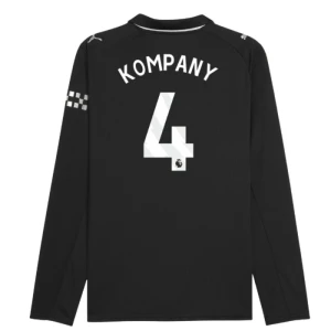 Manchester City Koszulka Piłkarska 2025-26 Vincent Kompany #4 Wyjazdowa Męska Długi Rękaw
