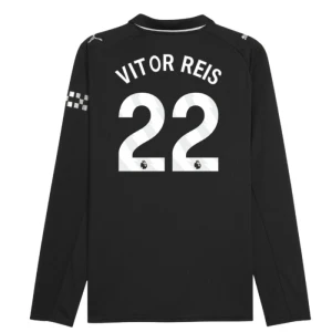 Manchester City Koszulka Piłkarska 2025-26 Vitor Reis #22 Wyjazdowa Męska Długi Rękaw