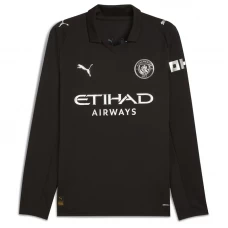 Manchester City Koszulka Piłkarska 2025-26 Wyjazdowa Męska Długi Rękaw