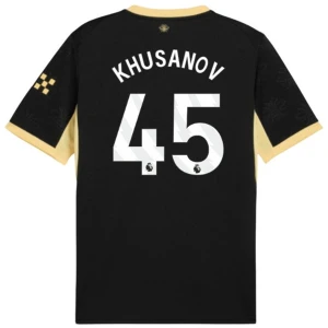 Manchester City Koszulka Piłkarska 2026-27 Khusanov #45 Wyjazdowa Męska