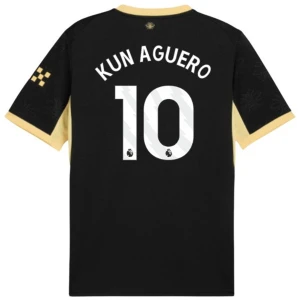 Manchester City Koszulka Piłkarska 2026-27 Kun Aguero #10 Wyjazdowa Męska