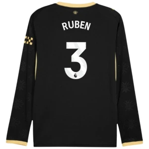 Manchester City Koszulka Piłkarska 2026-27 Ruben #3 Wyjazdowa Męska Długi Rękaw