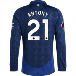 Manchester United Koszulka Piłkarska 2024-25 Antony #21 Wyjazdowa Męska Długi Rękaw