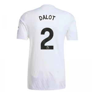 Manchester United Koszulka Piłkarska 2025-26 Dalot #2 Wyjazdowa Męska