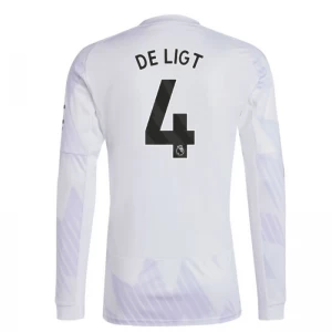 Manchester United Koszulka Piłkarska 2025-26 De Ligt #4 Wyjazdowa Męska Długi Rękaw