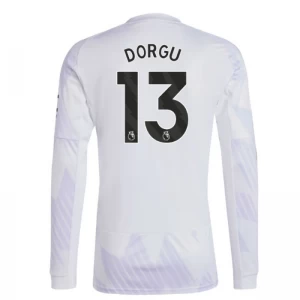 Manchester United Koszulka Piłkarska 2025-26 Dorgu #13 Wyjazdowa Męska Długi Rękaw